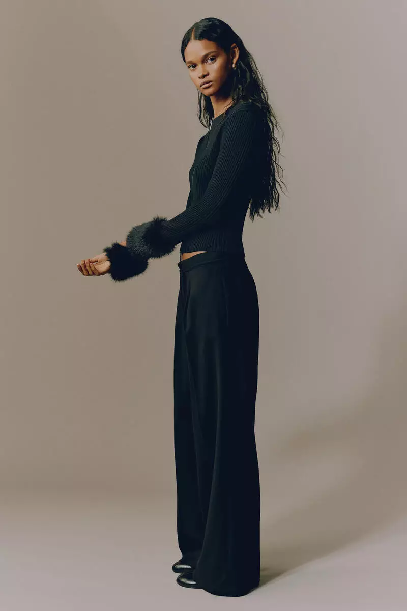 Tailored drawstring trousers