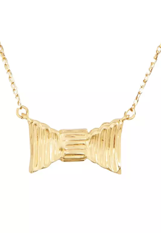 All Wrapped Up Mini Pendant Necklace in Gold