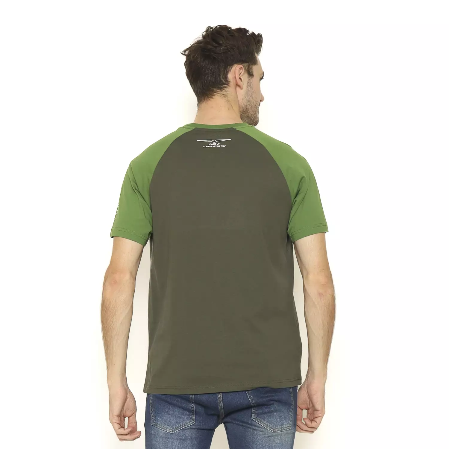 Voxfly Kaos lengan pendek Pria Vertine Raglan Men Tee Planet Surf