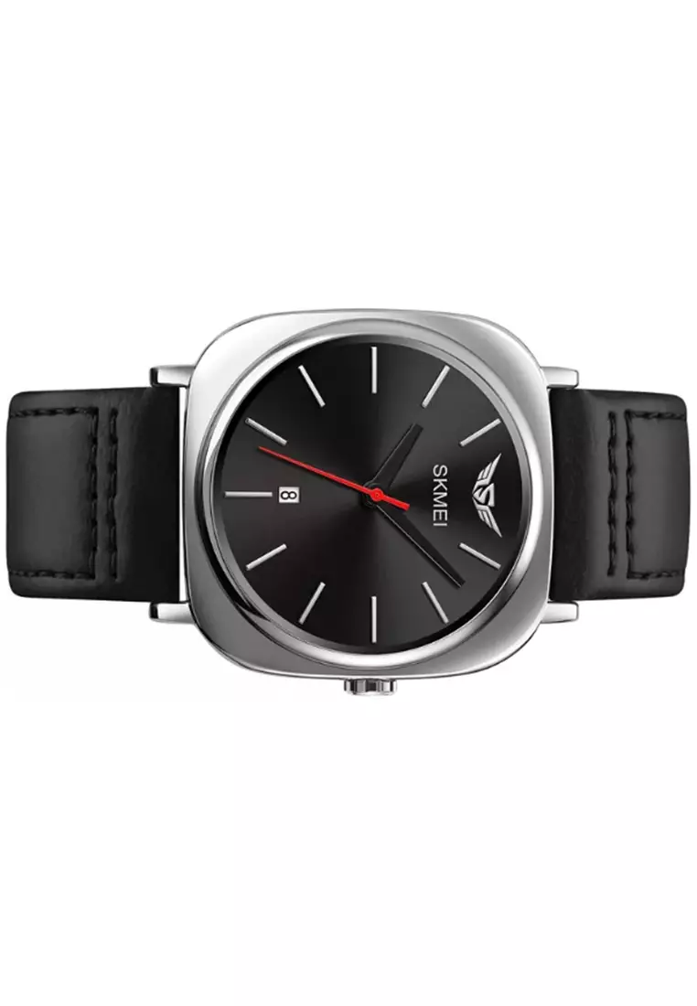 Jam Tangan Analog Pria Waterproof Strap Tali Material Leather IR37 ORIGINAL