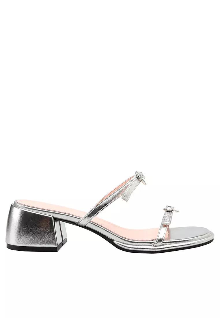 Discount on Twenty Eight Shoes  shoes - SKU: 5CM Double Rhinestone Strap Open Toe Sandals TE222-2