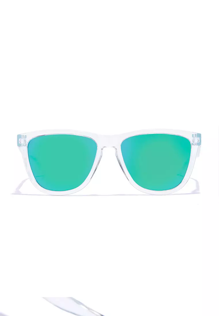 HAWKERS POLARIZED Air Emerald ONE RAW. Sunglasses for Men and Women, Unisex. UV400 protection. Official product designed and made in Spain. HONR21TFTP