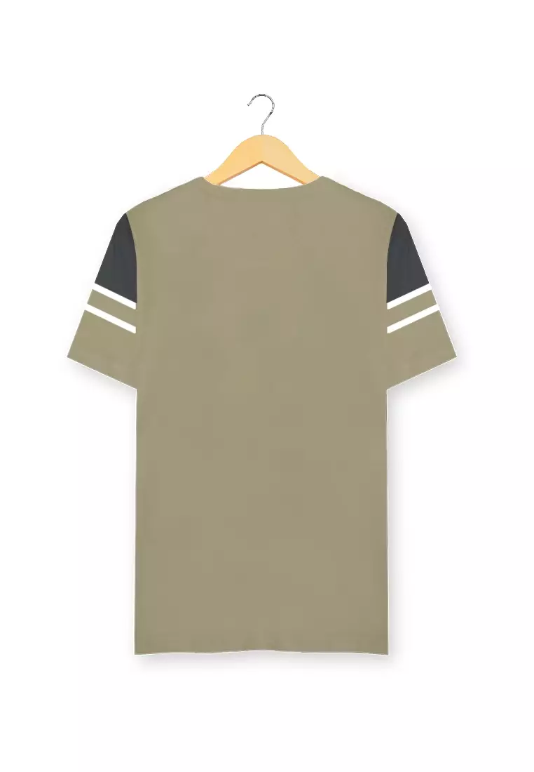 Ryusei Kaos Pria Nishioji CMB Light Brown