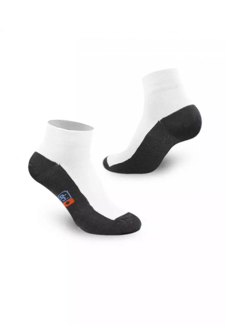 DMCG12 Men's Cotton Lite Casual Ankle Socks - 3 Pairs