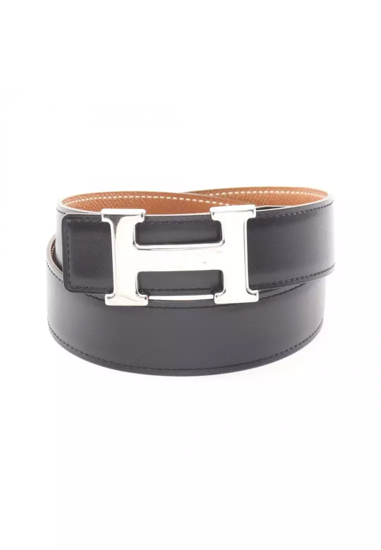 Buy Hermès Pre-Loved Hermès Constance H-belt reversible belt  display picture 2