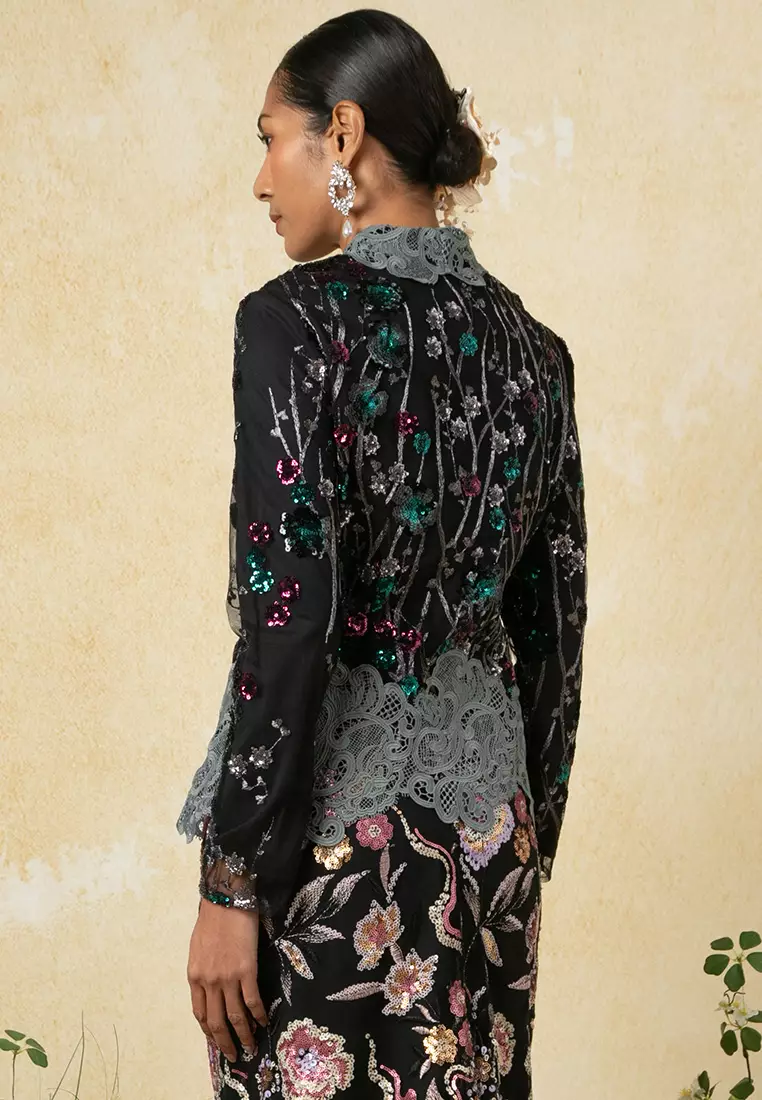 Flora Boxy Sequin Top