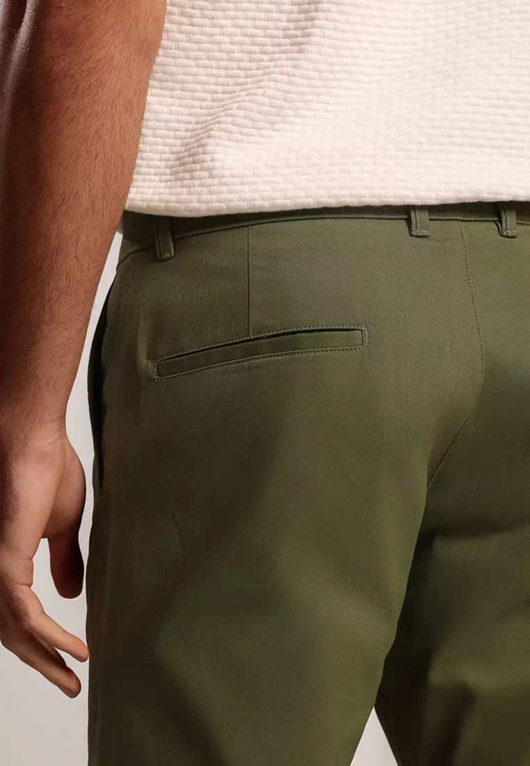 MOC Celana Panjang Pria Regular Fit JASPER - ARMY