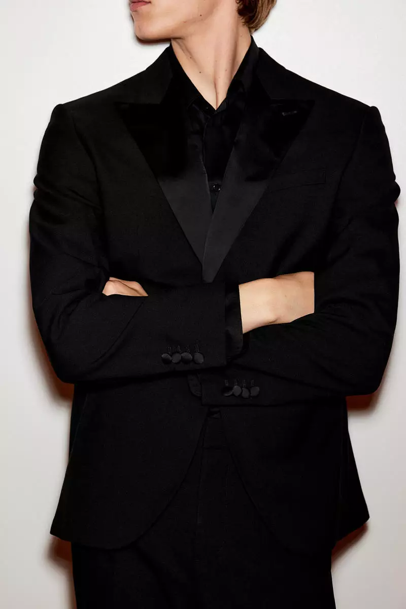 Slim Fit Single-breasted tuxedo jacket