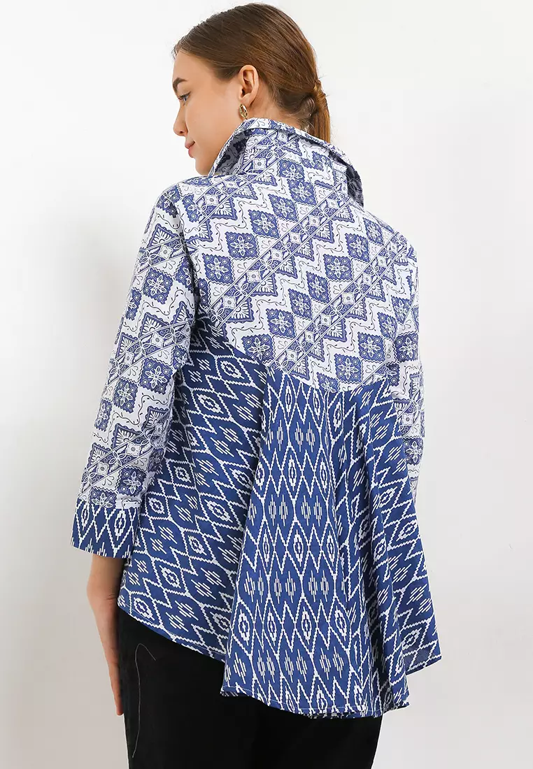 Blouse Kemeja BackCloq-BFF L/Slv Cut&Sew