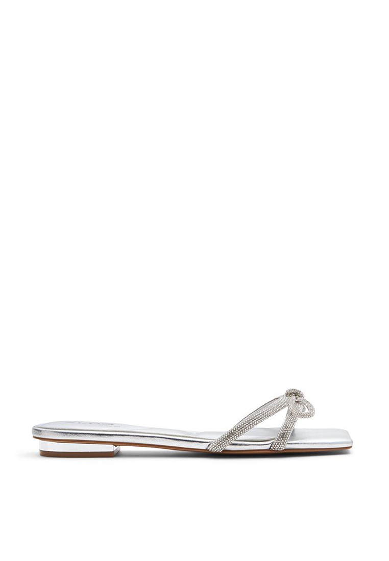 Glimmera Embellished Ribbon Sandals