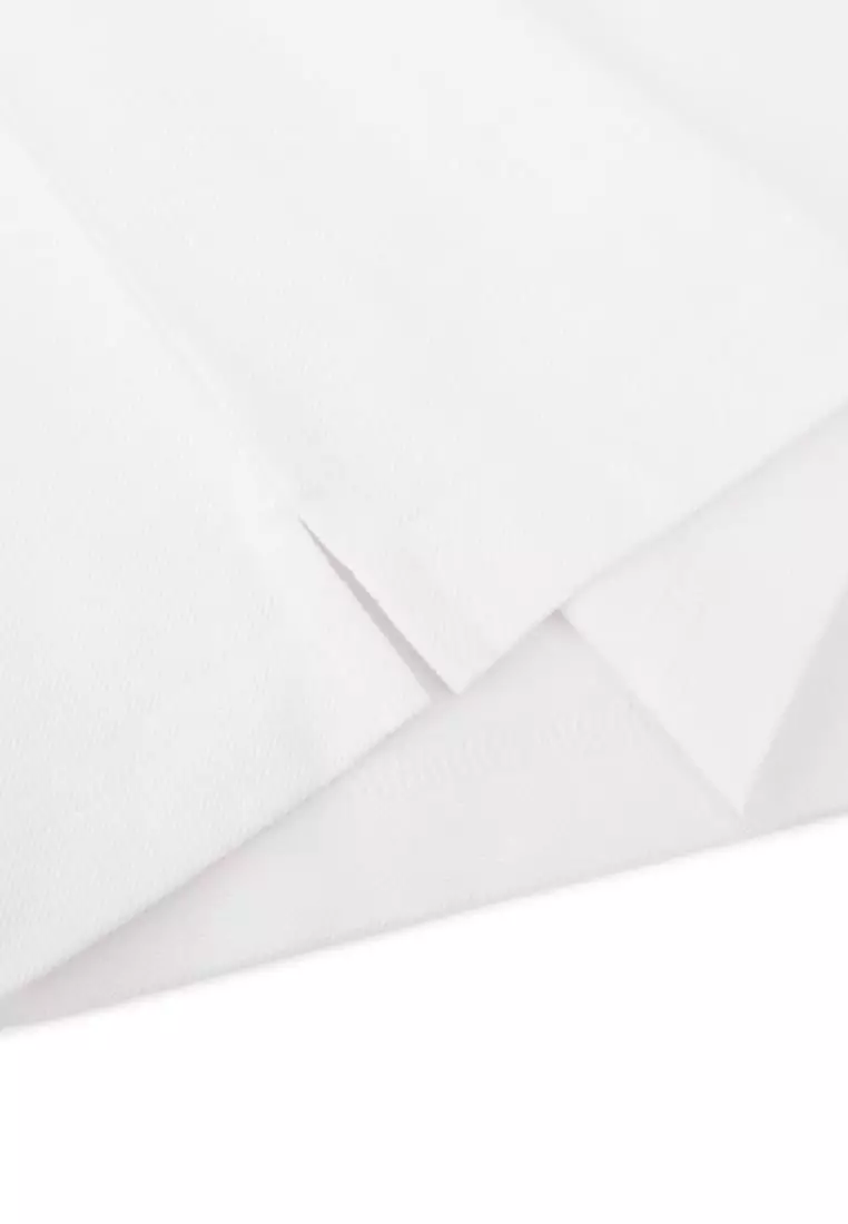 Non-Iron Pure Cotton Stand Collar Polo Tee