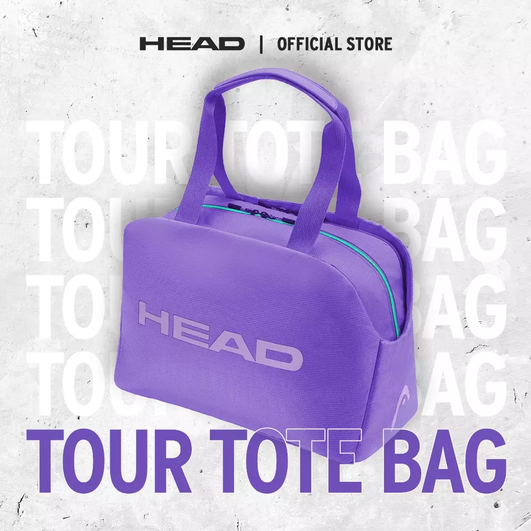 HEAD Tennis Tour Tote Bag 22L Purple 260926 - Tas Tennis (Ungu)