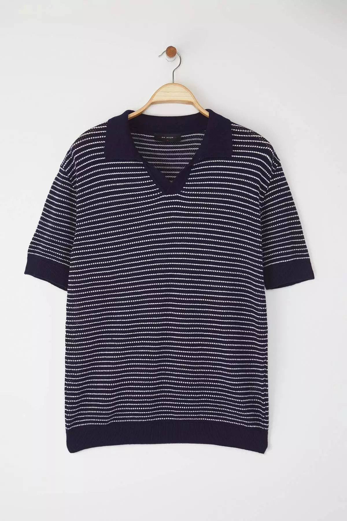 Jual Trendyol Dark Navy Limited Edition Relaxed Short Sleeve Polo
