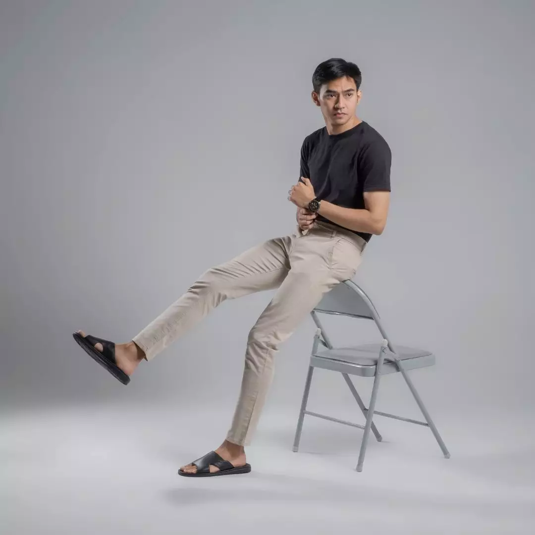 Cogen Sandal Slop Pria Kulit Sendal Kokop Cowok Classic Series + Feel Nufort