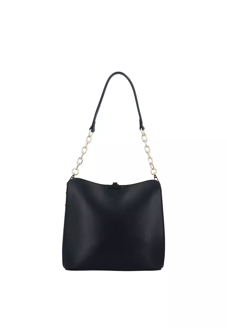 Elara 2-Way Shoulder Bag - Black