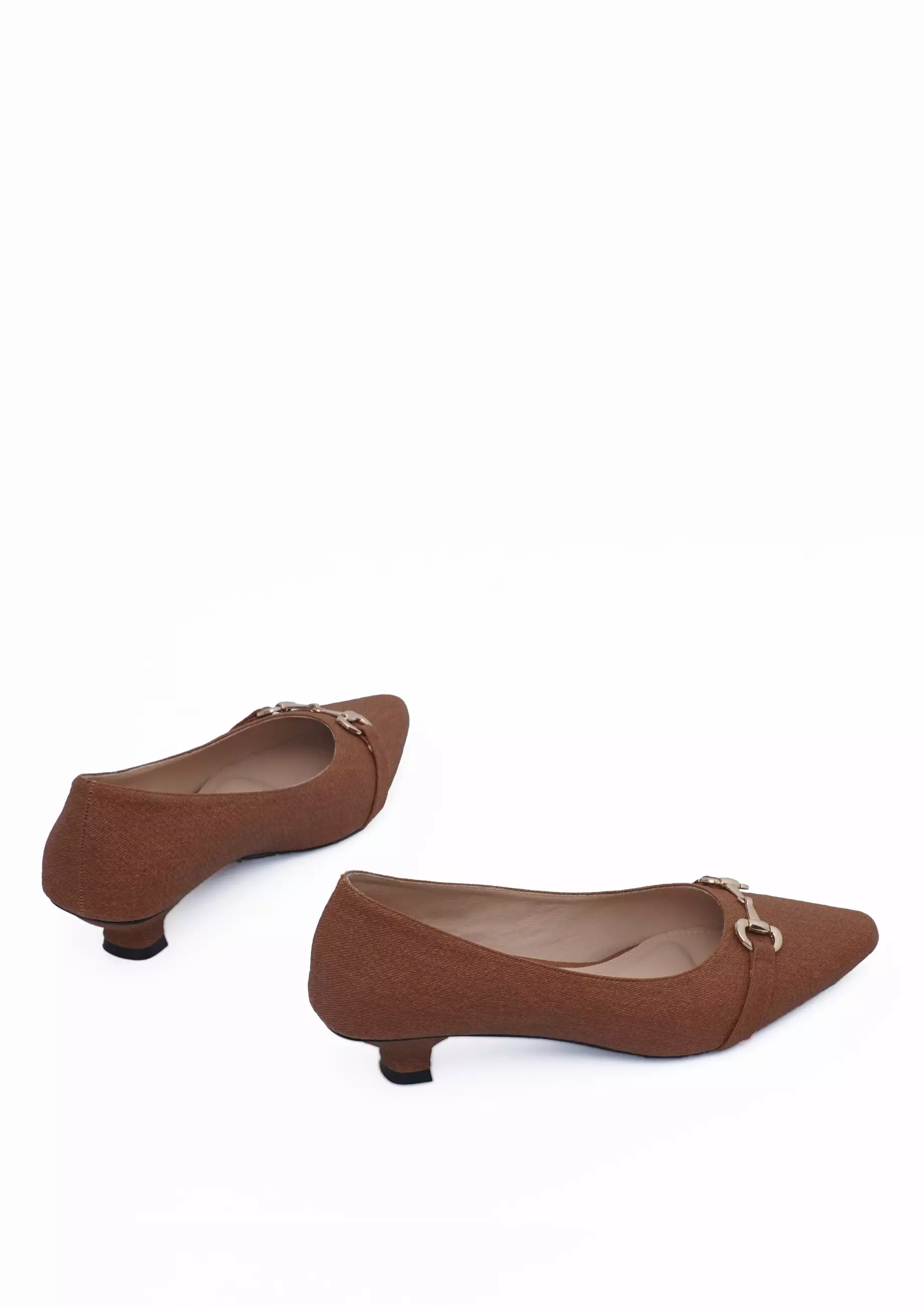 VIVI NICI - Marion Sepatu Wanita Hak 3 cm Downtown Brown