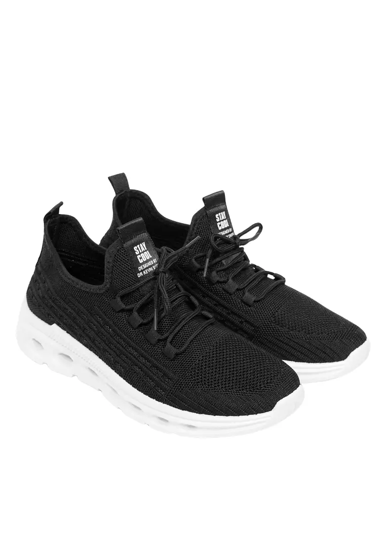 Dr. Kevin Sepatu Sport Pria Men Sneakers Sekolah Flyknit Tali 889-067