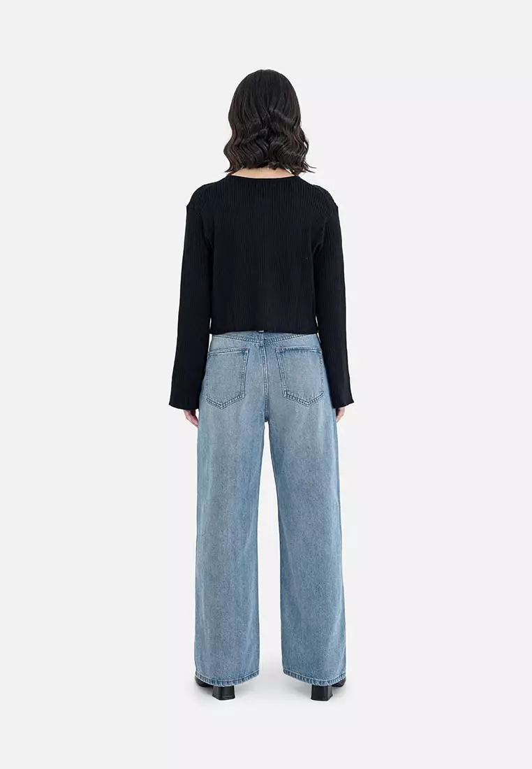 Earth Music & Ecology - Honoka Double Zip Knit Cardigan