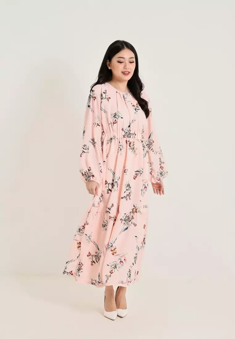 Plus Size Elora Dress Blush