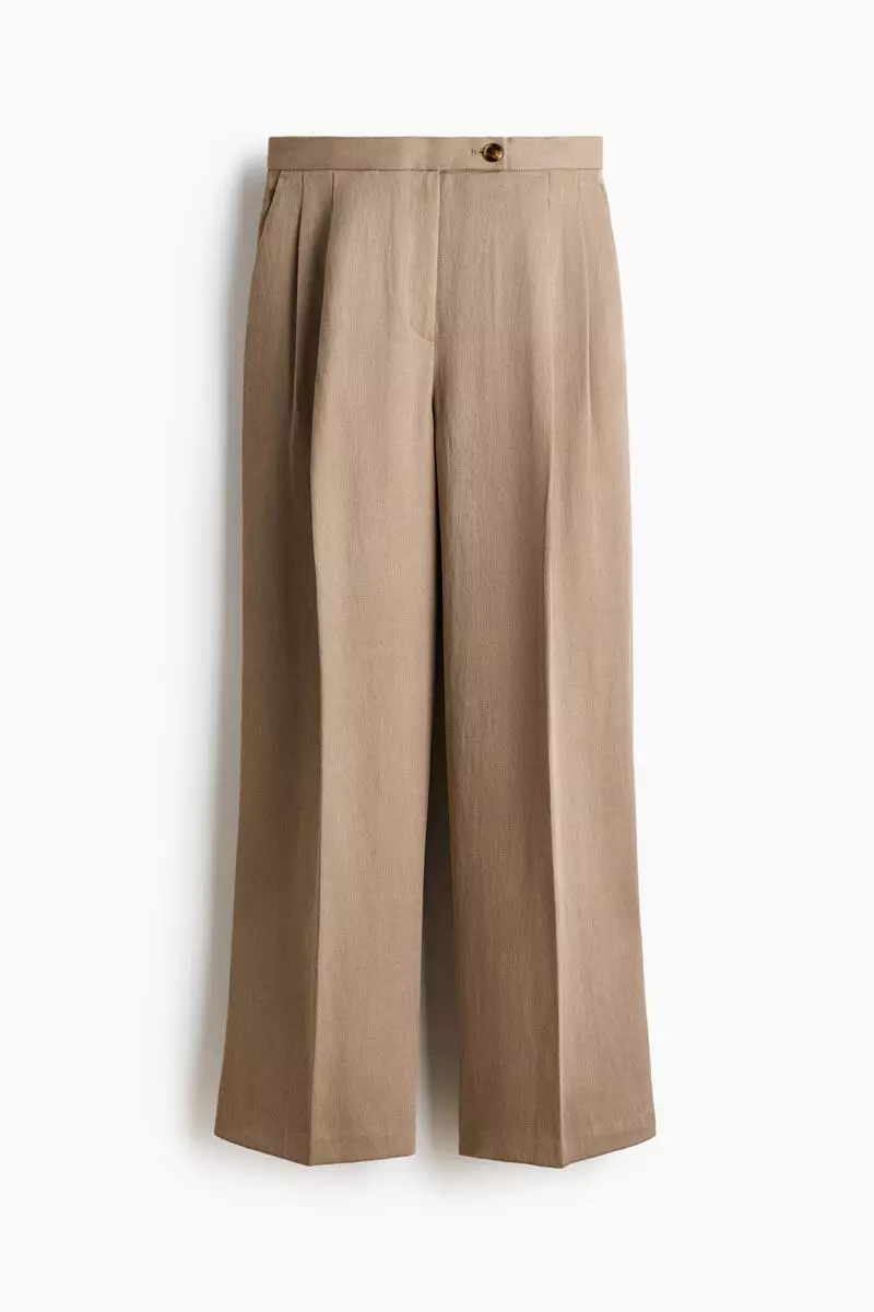 Wide tailored trousers