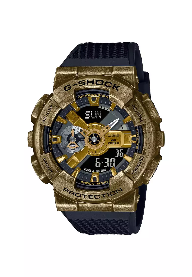 Casio G-SHOCK Jam Tangan Pria - Black Gold - Resin - GM-110VG-1A9DR