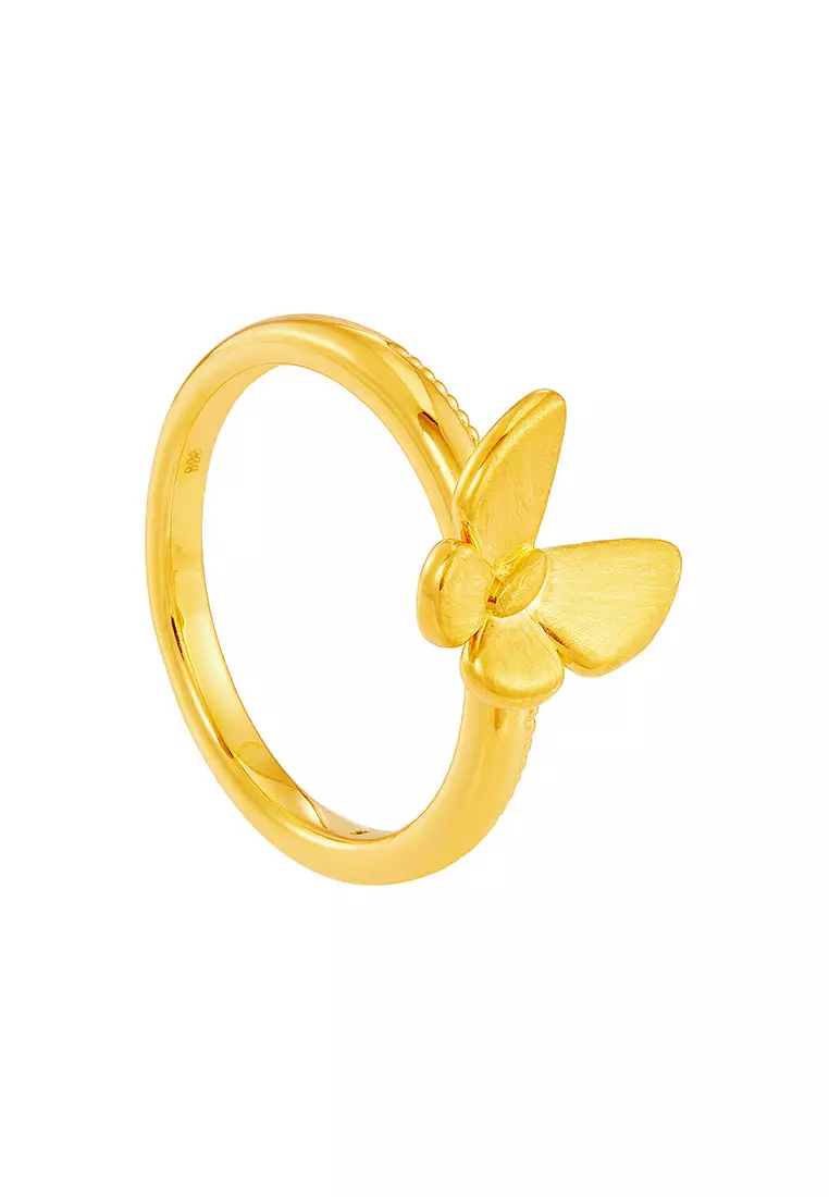 Buy HABIB HABIB 999/24K Yellow Gold Ring 9GR01391025 2025 Online | ZALORA Philippines