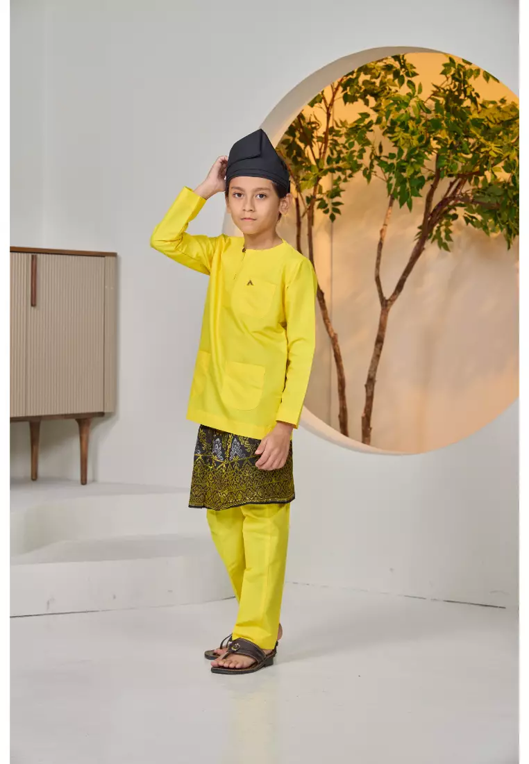 Baju Melayu Moden Teluk Belanga For Kids