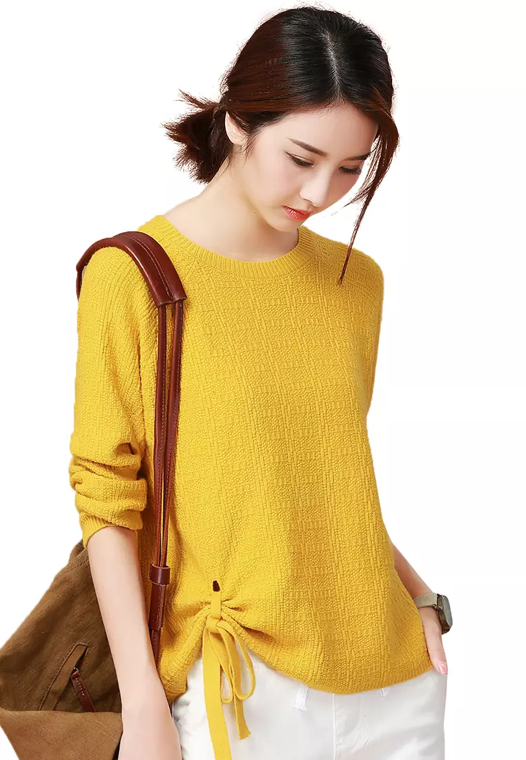 Girls gold sweater discount