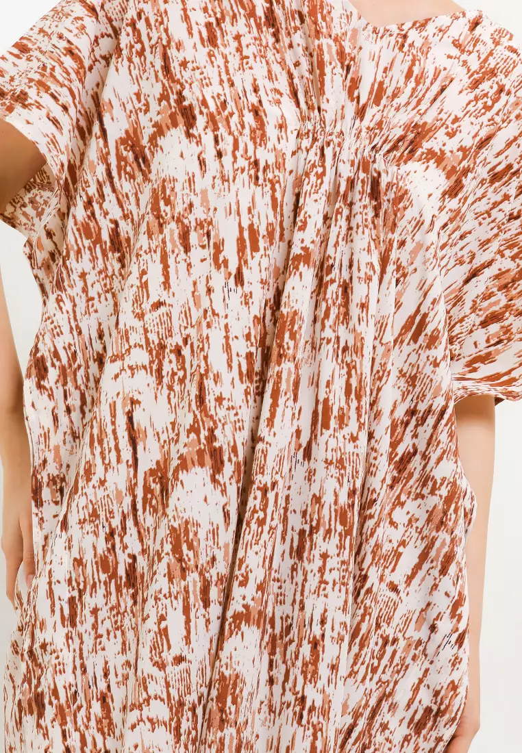 V Neck Printed Kaftan