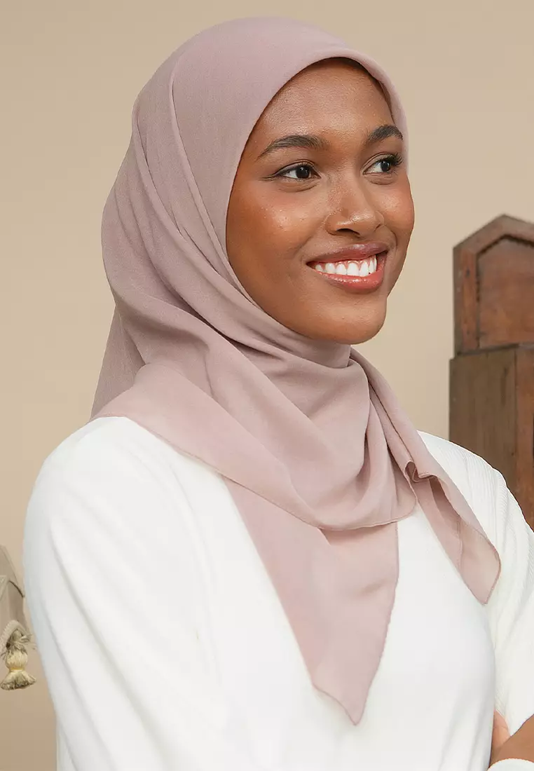 Nala Voal Square Tea Rose