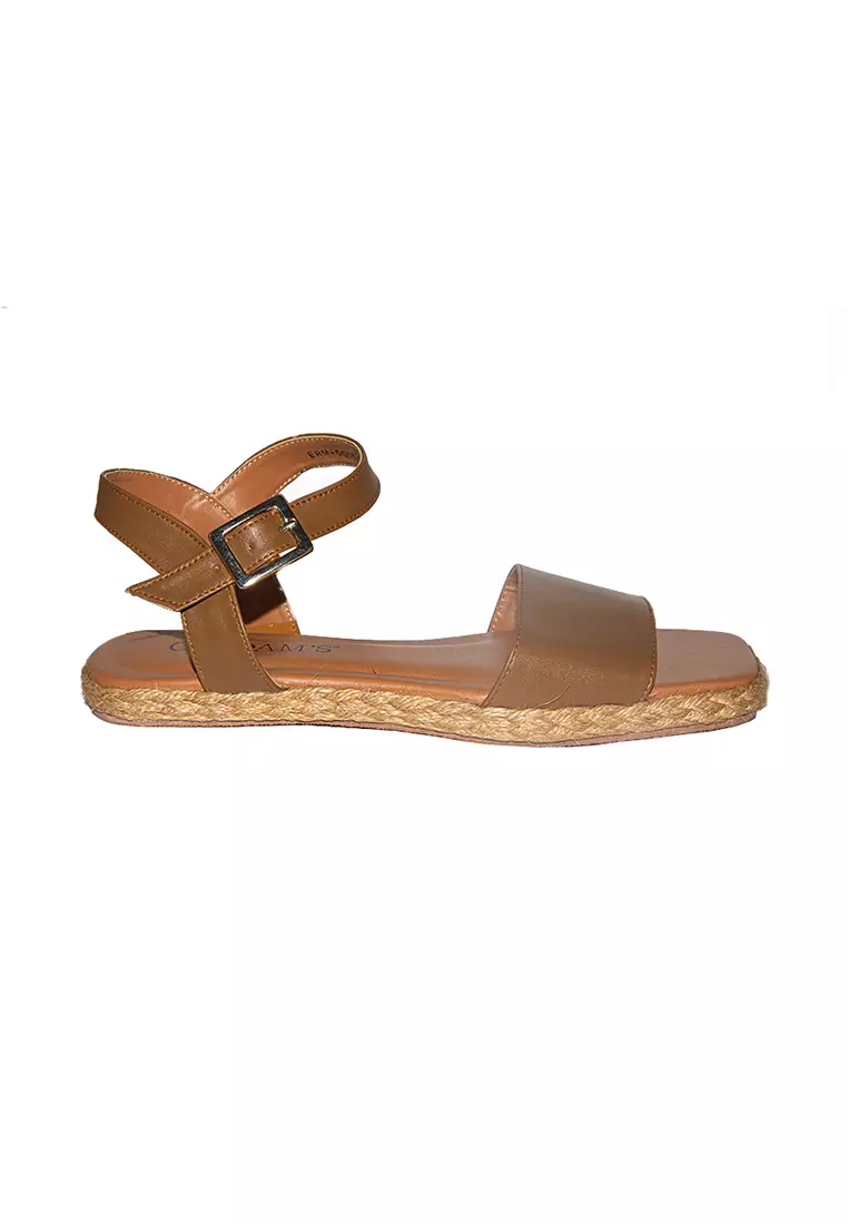 Discount on Cardam's Lifestyle  shoes - SKU: Ecla Erm 00056 Brown Flat Sandals