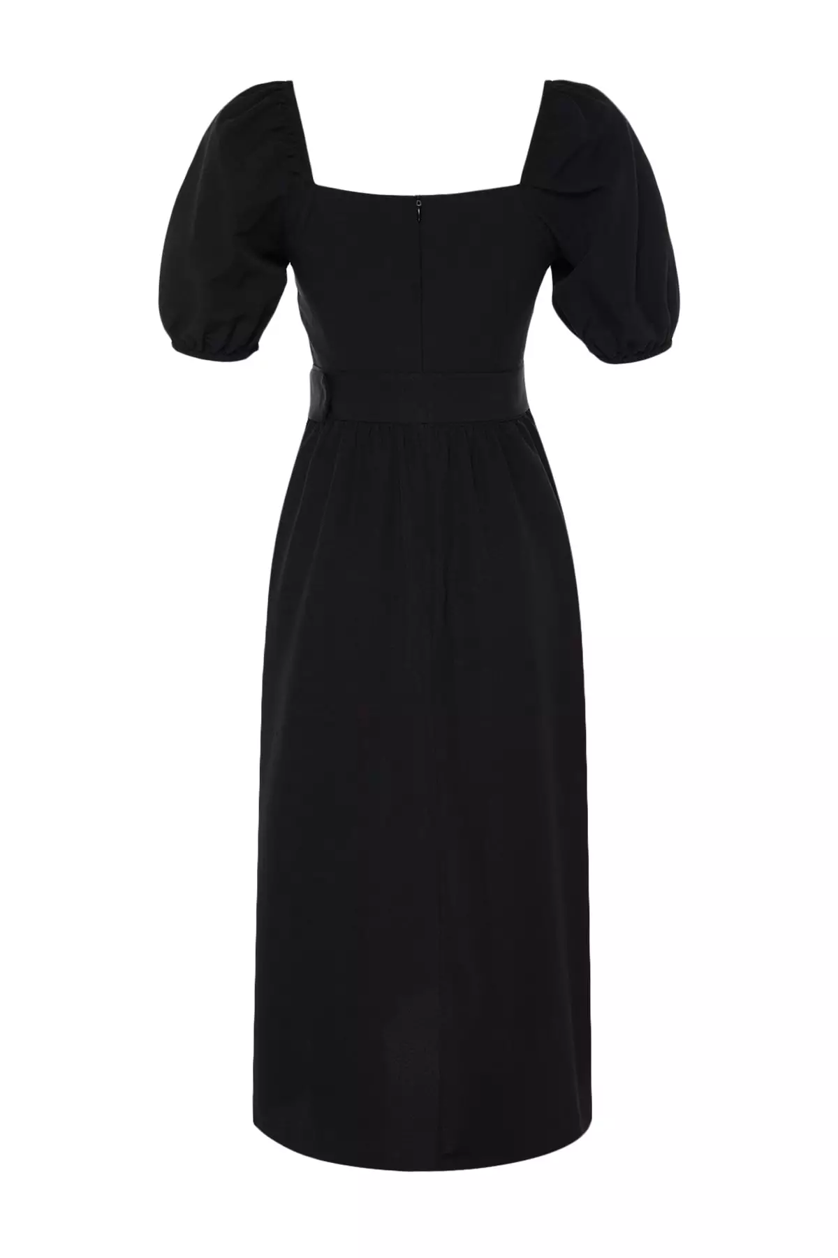 Midi Dress with Belt