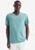 H&M blue Regular Fit V-Neck T-Shirt B7491AA93B797AGS_1