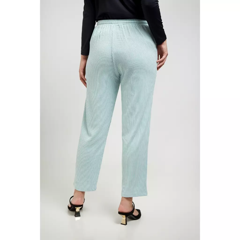 MFMW Lynan Celana panjang Mint Motif Salur