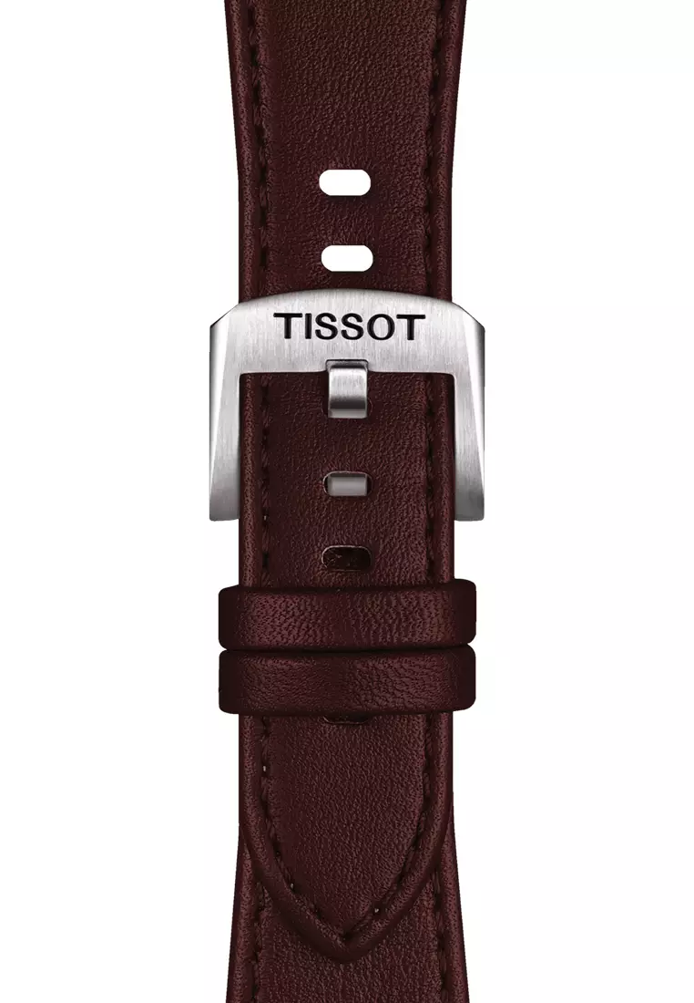 Buy Tissot Tissot Official Brown PRX 35mm Leather Strap