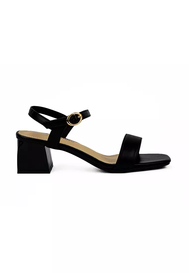 Women's Heeled Sandals LV 22530 Black C13 C52