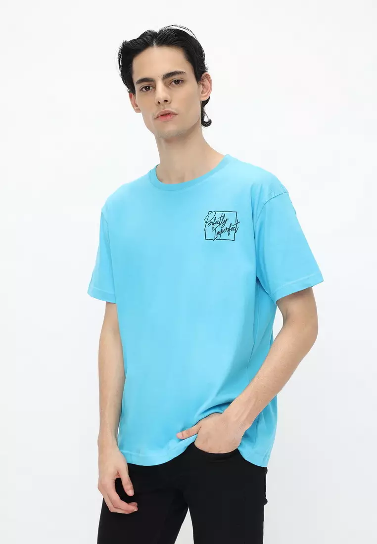 NX T-Shirt Cotton Combed Tebal Sablon Bordir Pria 207370331