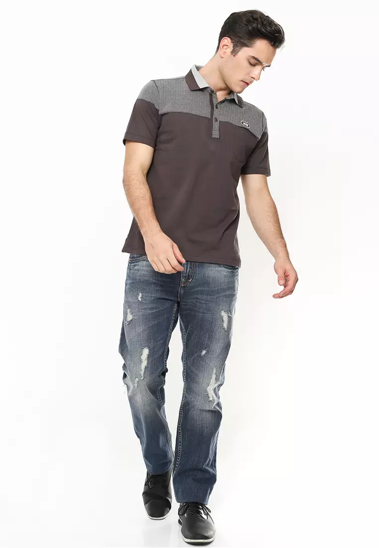 LGS - Kaos Polo - Coklat - Regular Fit - CTS.225.M2228.01.C