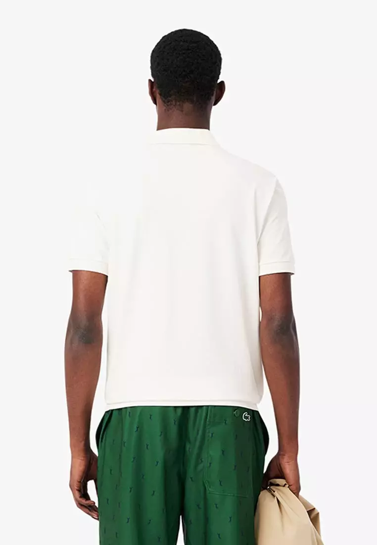 Relaxed Fit Mini-Piqué Golf Polo Shirt