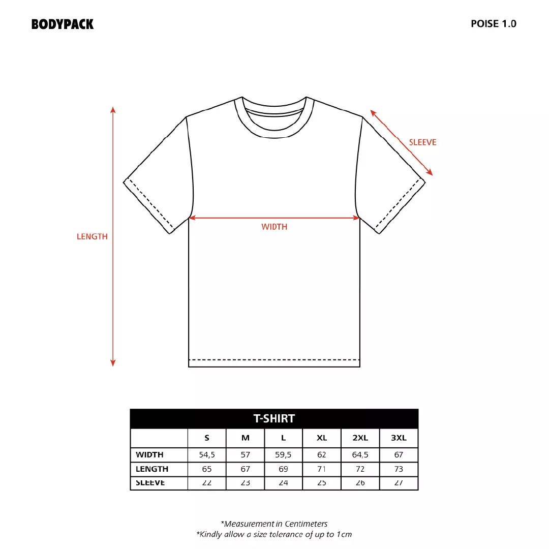 Poise 1.0 Short Sleeves Baju Kaos Lengan Pendek Relax Comfort - Brown