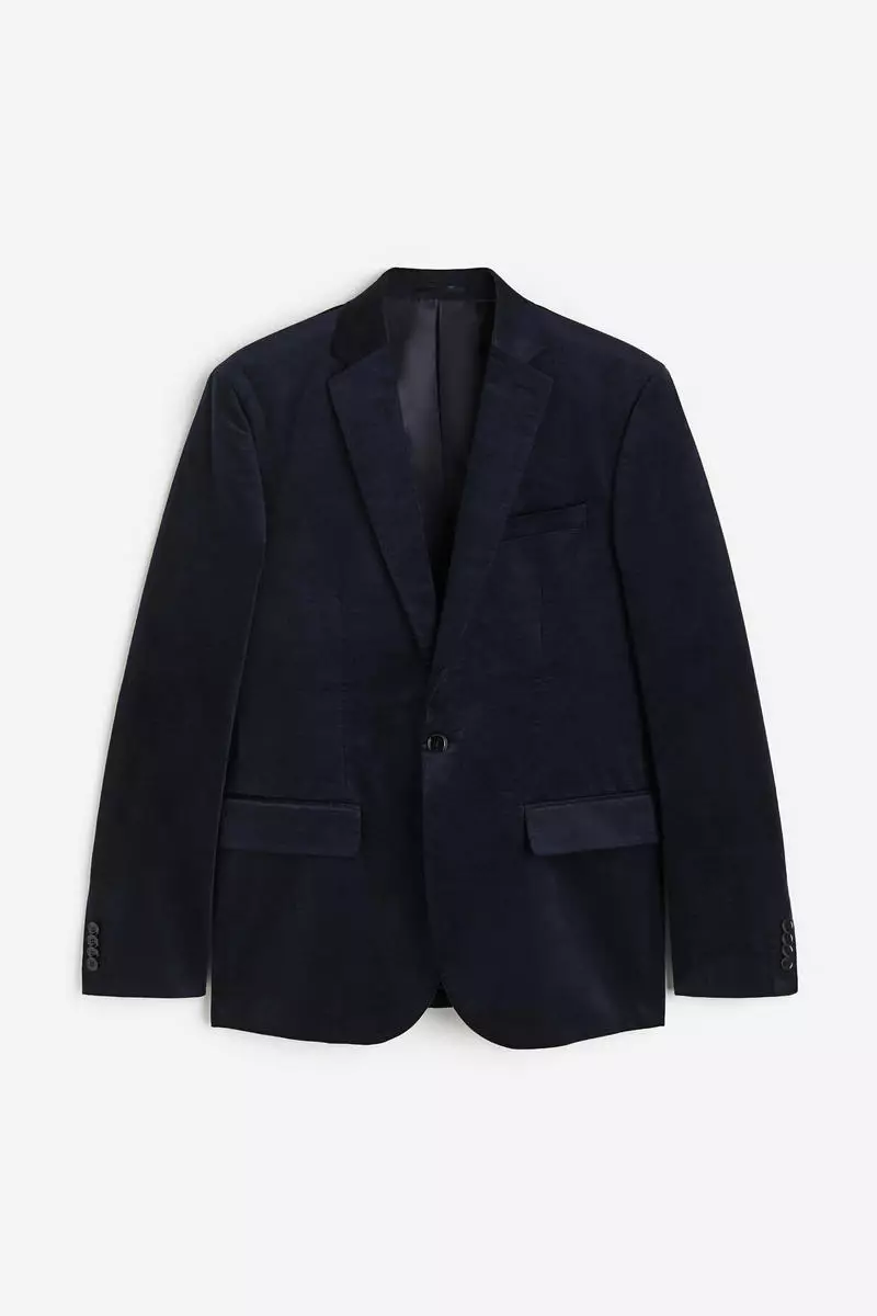 Buy H&M Slim Fit Velvet jacket 2024 Online ZALORA