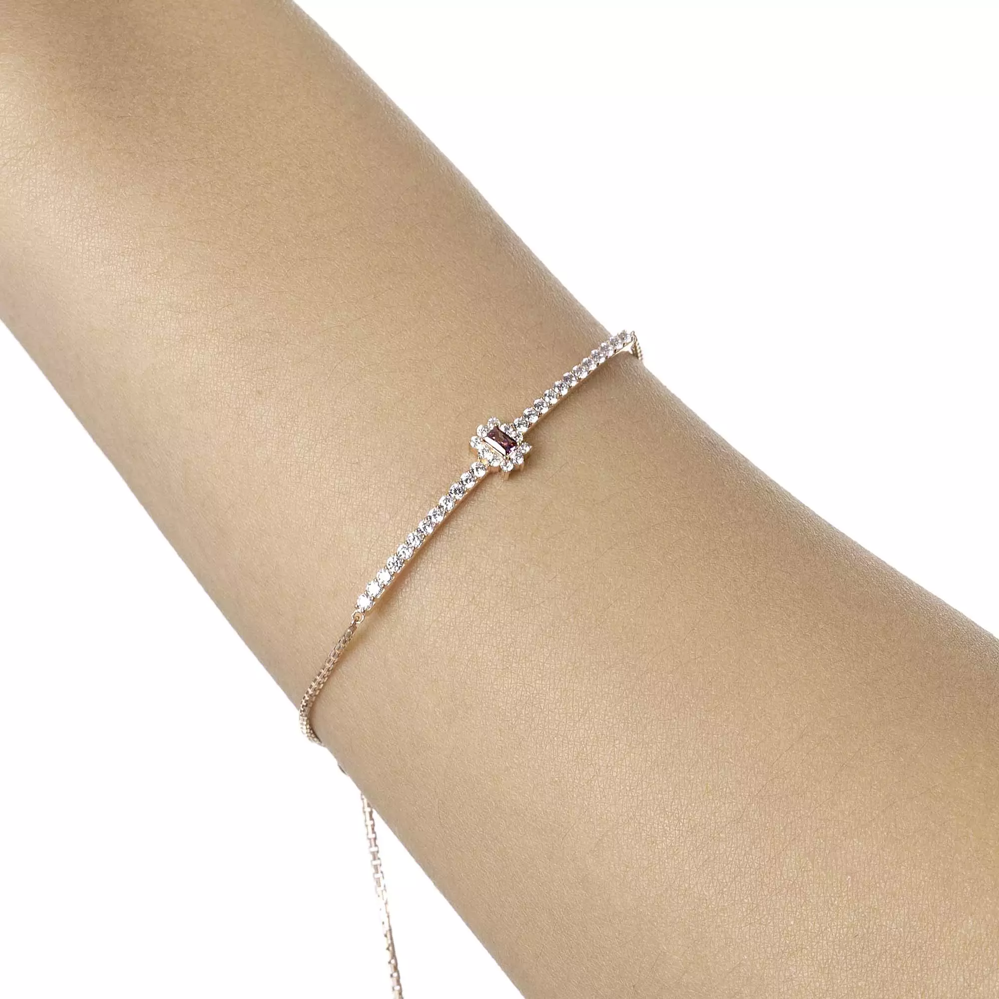 Gelang  Serut Emas 8K - Iresa Gold Bracelet - Brianeta Collection - Juene Jewelry