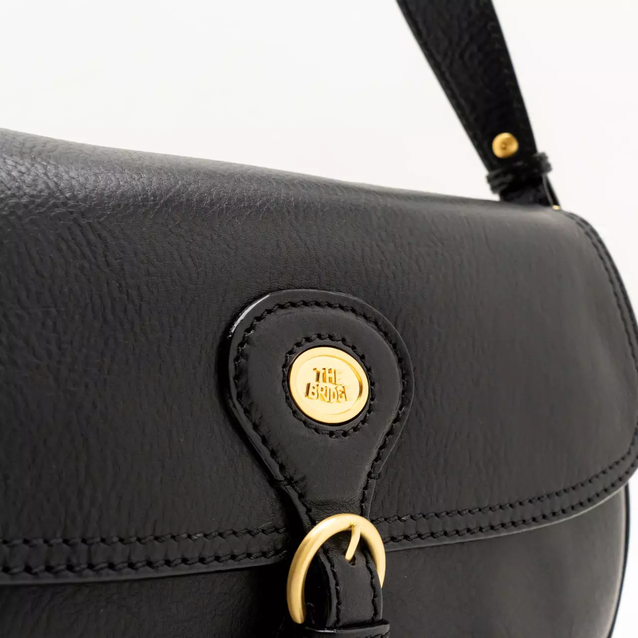 Isadora Flap Shoulder Bag Black