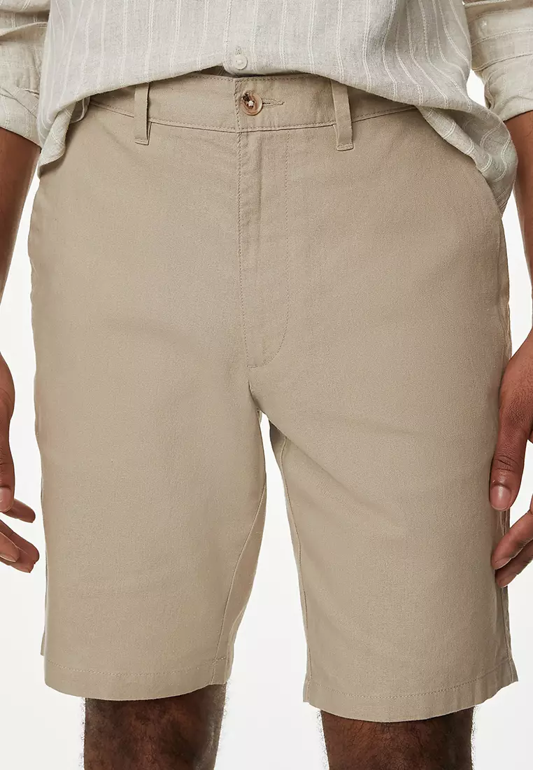 Linen Rich Chino Shorts