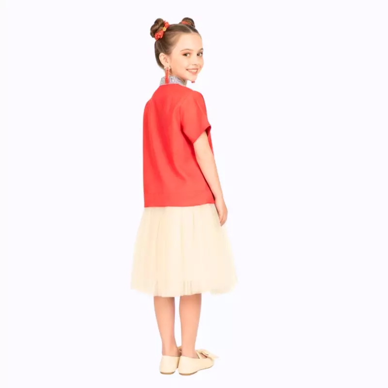 Rok Tulle Anak Perempuan - Bhatara Batik Cinderella Skirt - Rok Tutu Midi Modern
