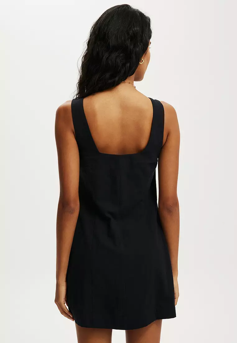 Square Neck Mini Dress