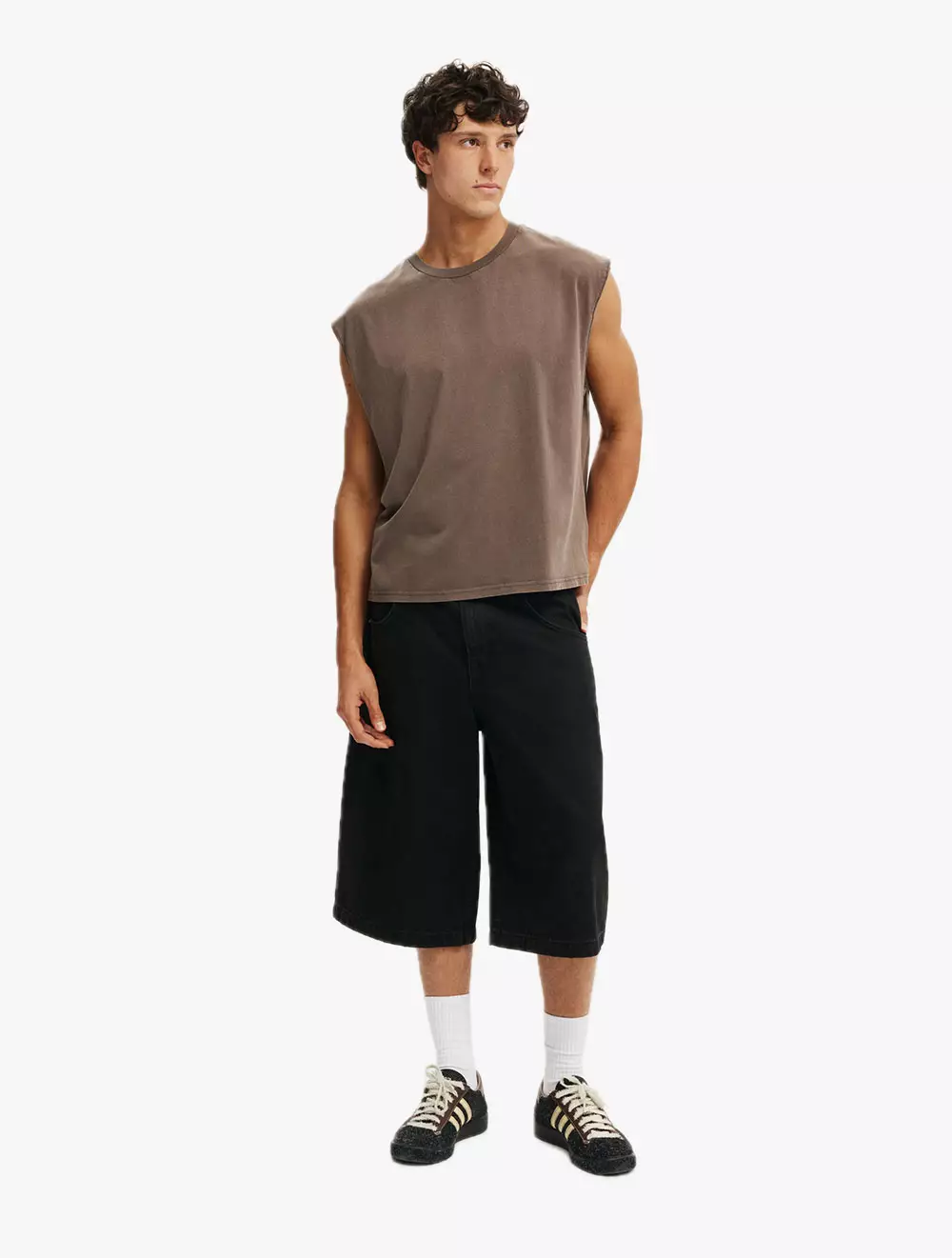 COTTON ON - TANKINI - CROPPED FIT MUSCLE