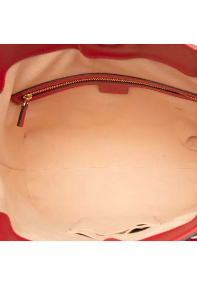 Pre-Loved Gucci Guccissima Linea A Fold Over Satchel