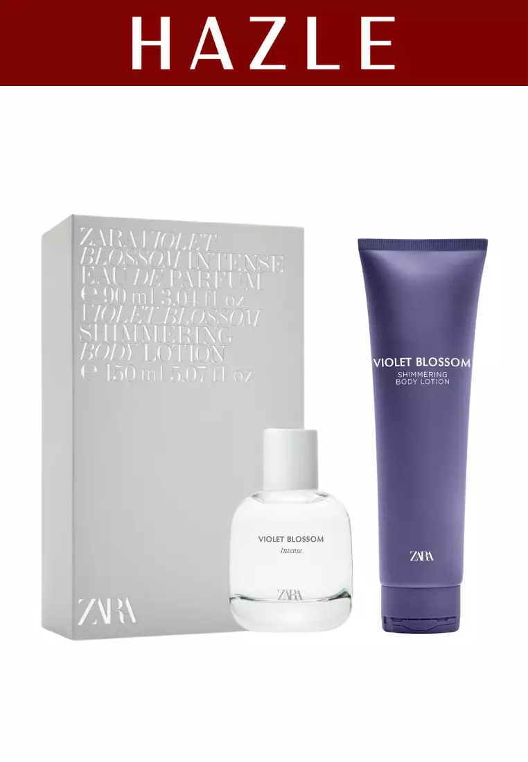 Zara Violet Blossom Intense EDP 90 ml + Shimmering Body Lotion 150 ml Woman Set