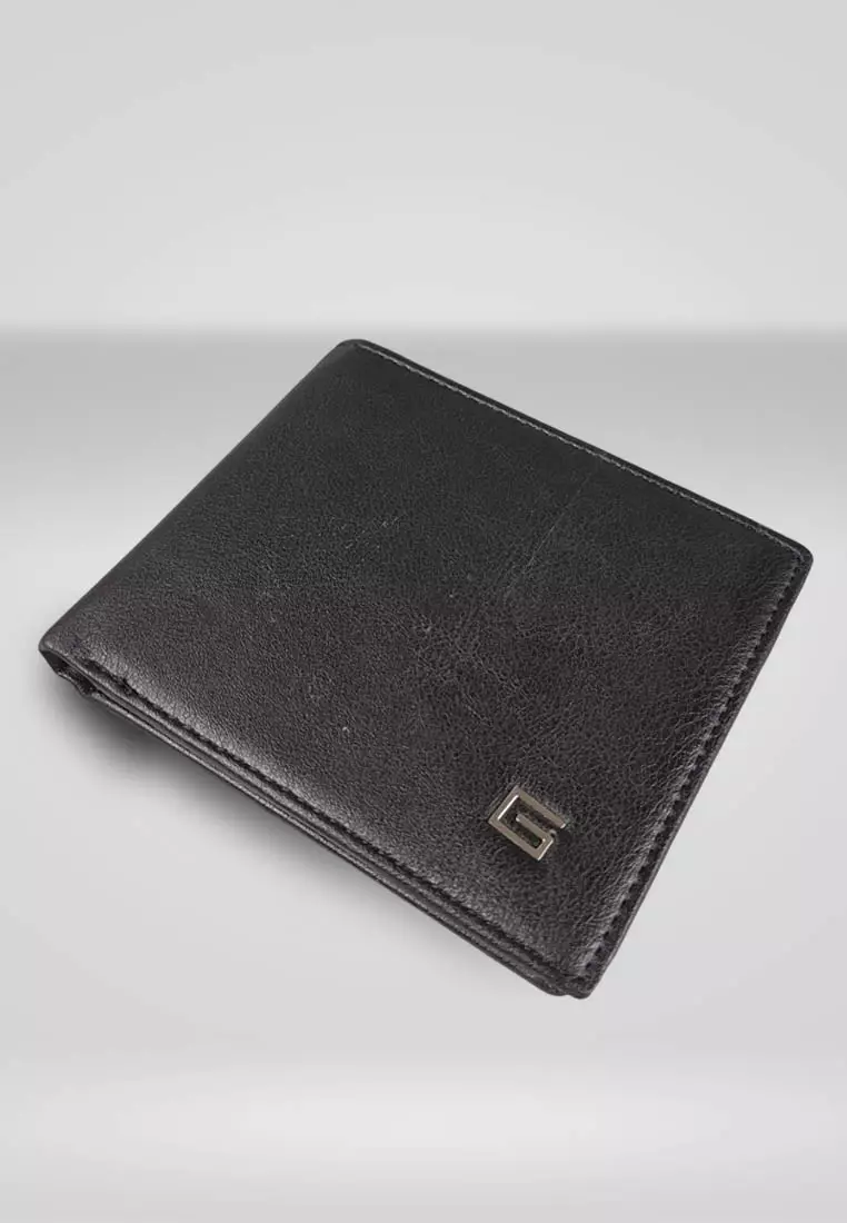 Grandir Men Short Wallet Casual Dompet Lipat Pendek Pria PU Kulit Sintetis